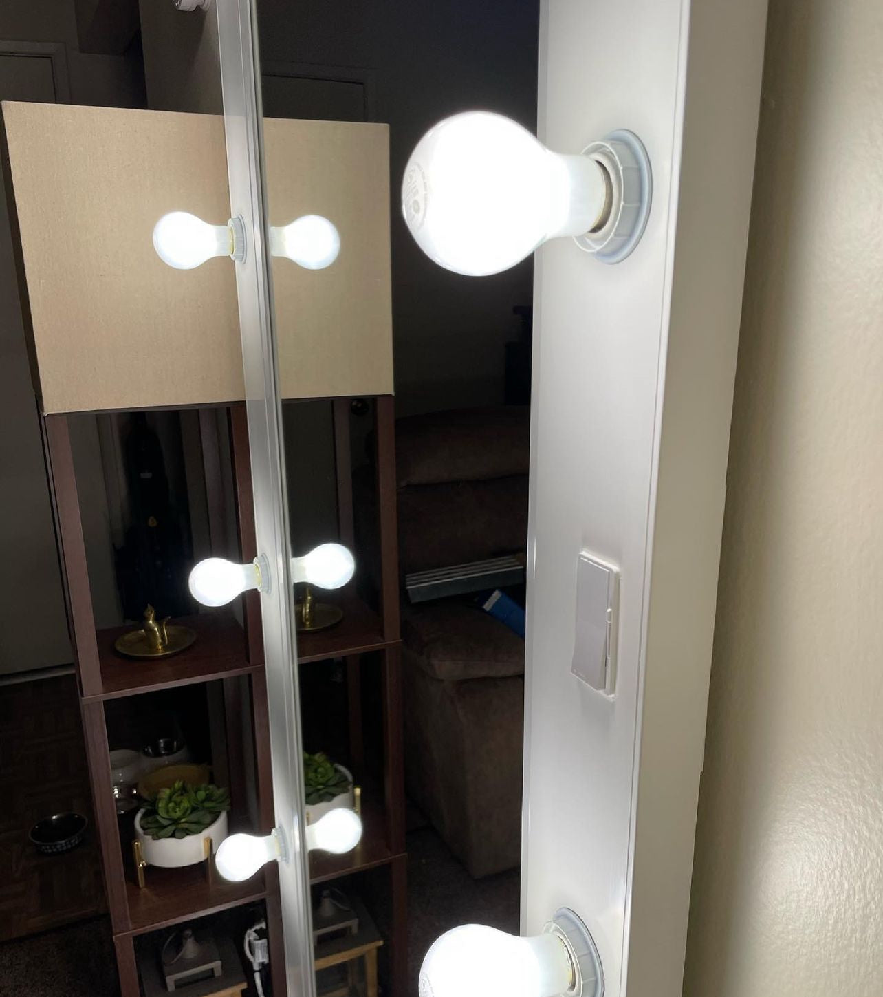 Full Body Vanity Mirror 10 Bulb